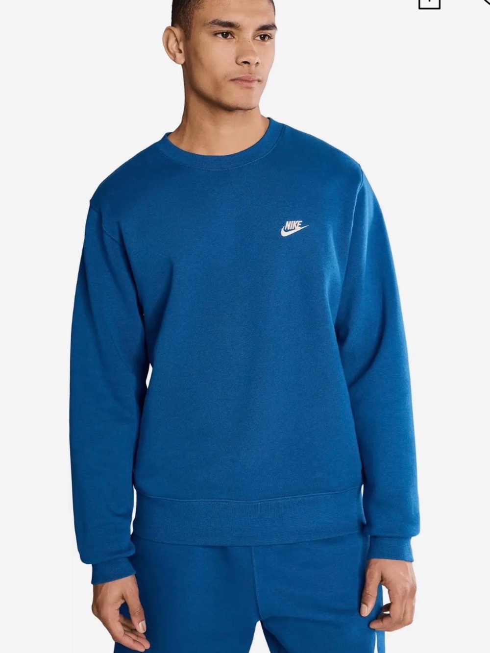 Nike Men's Blue Crewneck Sweatshirt M